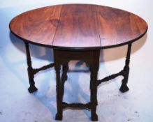 A fine 19th century mahogany gateleg table