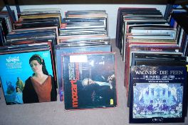 A large collection of classical and opera records, many with the associated tickets, programmes