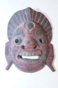 An interesting tribal wooden mask