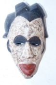 Carved African tribal mask