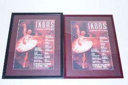 Ikons, a celebration of Russian dance poster, London Palladium 2000