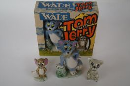 A boxed Wade Tom and Jerry set, and other items