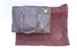 Mulberry scotch grain brown handbag