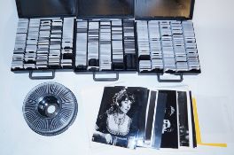 A collection of photograph slides from various theatre and opera productions, photographs from Tosca