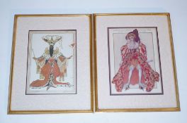A pair of Russian opera and ballet prints