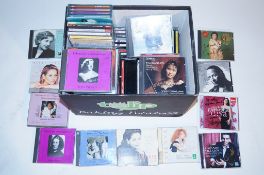 A collection of classical and opera genre CD's, 20 of them signed by the artists, to include Jose