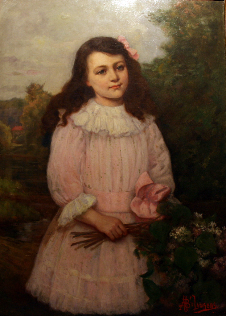 LaurensPortrait of a GirlOil on canvas99 x 72 cmsSigned