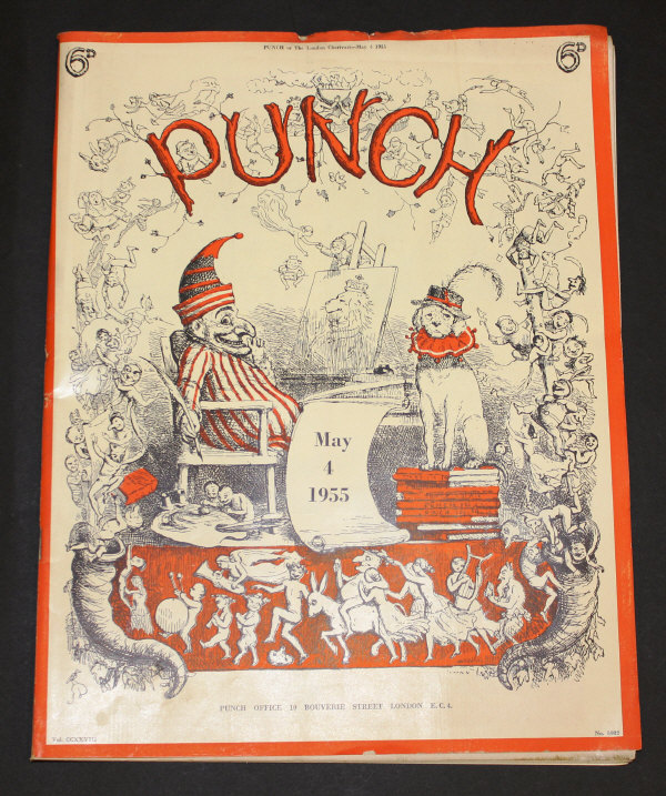 A large collection of "Punch" magazine, mainly 1950's and 1960's (approx 955) CONDITION REPORTS In