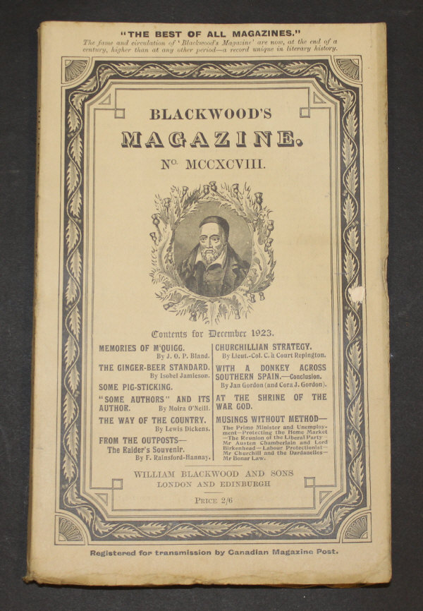 A quantity of "Blackwood's Magazine", early 20th Century (approx. 82) CONDITION REPORTS In very used