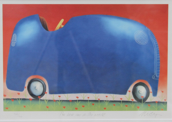 AFTER MACKENZIE THORPE (b. 1956) "The Best Little Car in the World", limited edition coloured