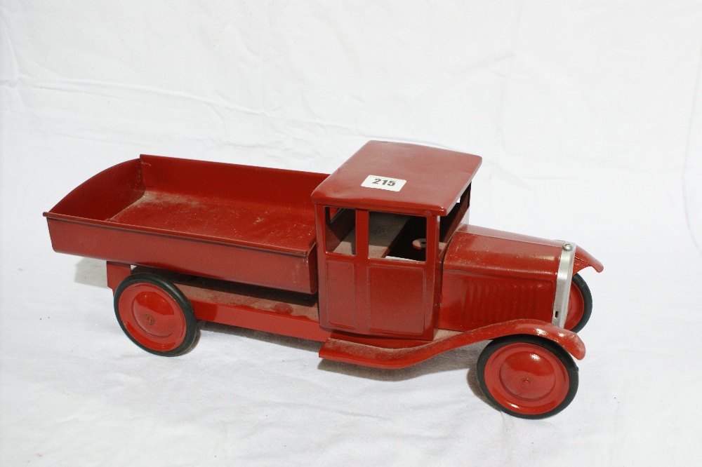 A Large Scale Tin Plat Model Goods Truck