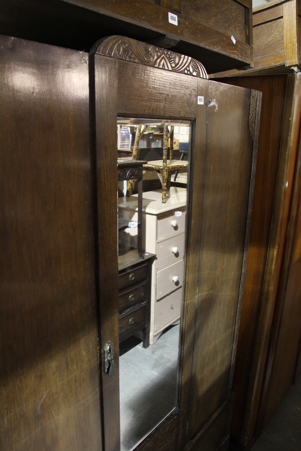 Two Polished Wardrobes