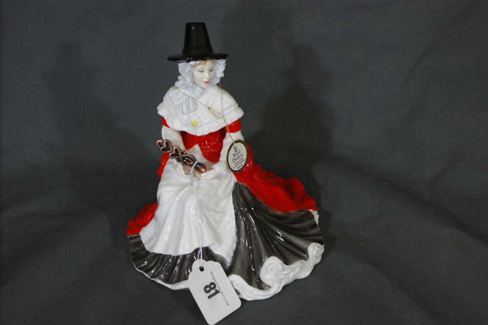 A Royal Doulton China Figure Welsh Lady “Cariad”