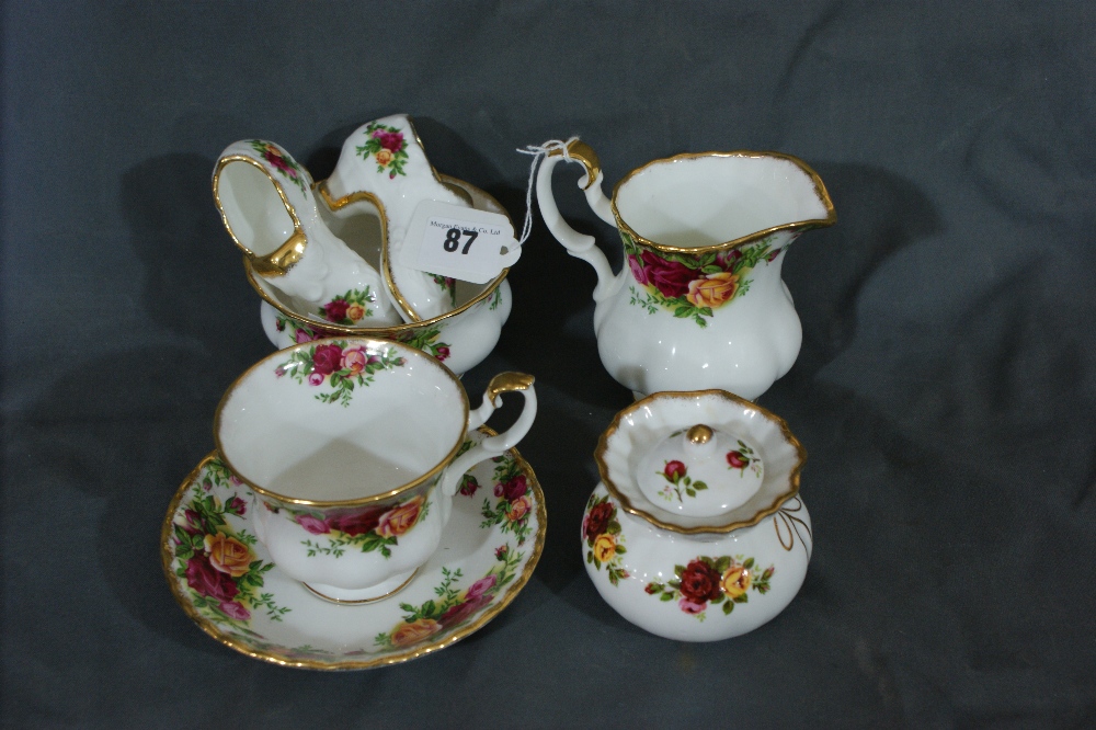 Twenty-Six Pieces Of Royal Albert Old Country Roses Pattern Tea Ware