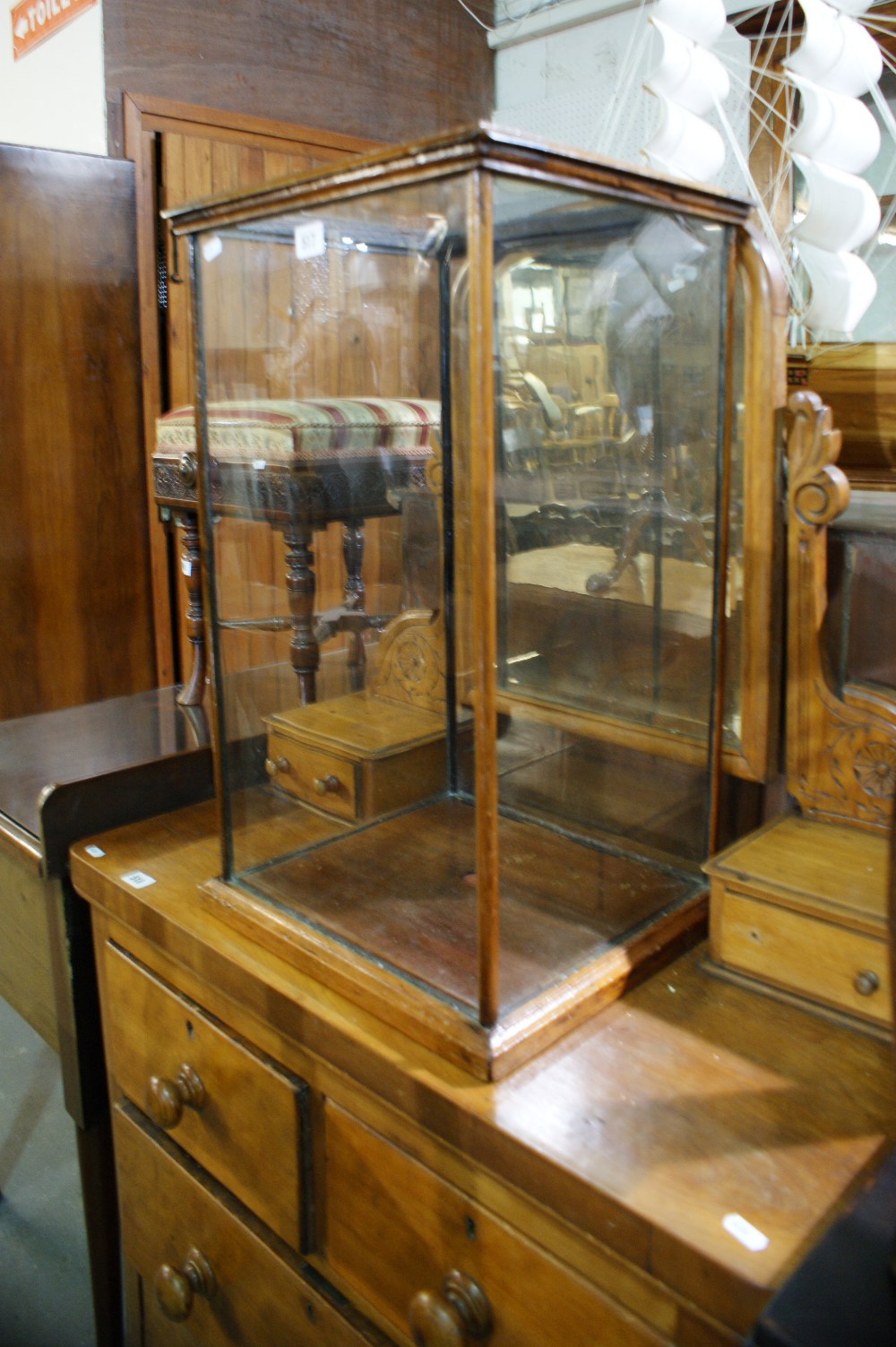 An Edwardian Table Top Glass Display Cabinet