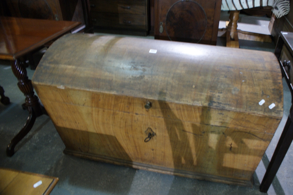 An Antique Dome Topped Bedding Chest