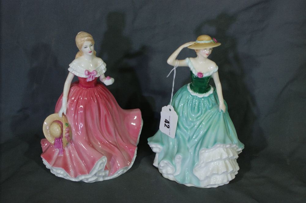 Two Royal Doulton China Figures "Emily" And "Rosie"