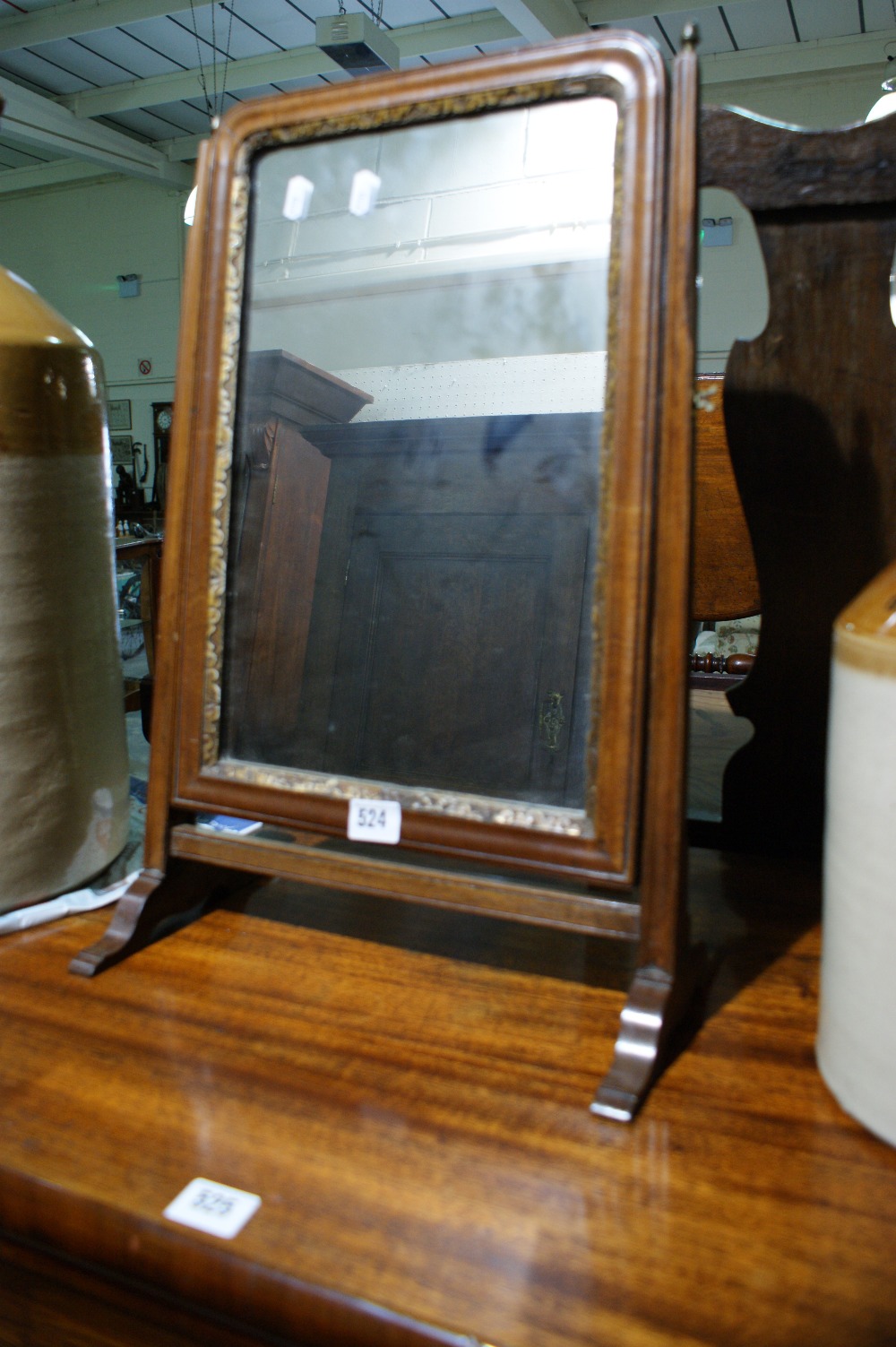 An Edwardian Mahogany Swing Dressing Mirror