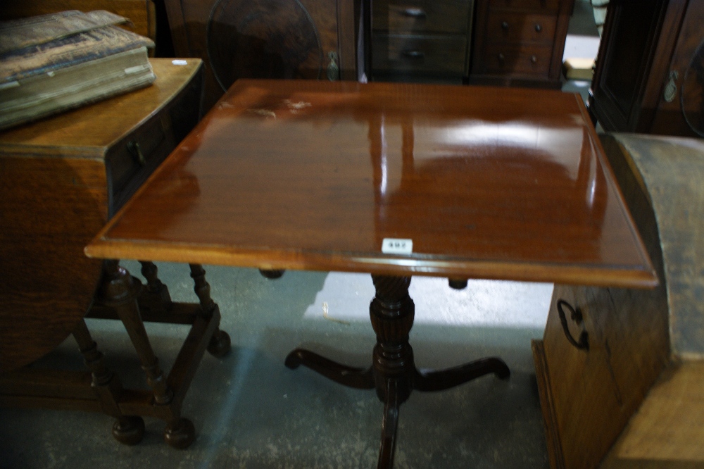 A 19th Century Mahogany Tilt Top Occasional Table