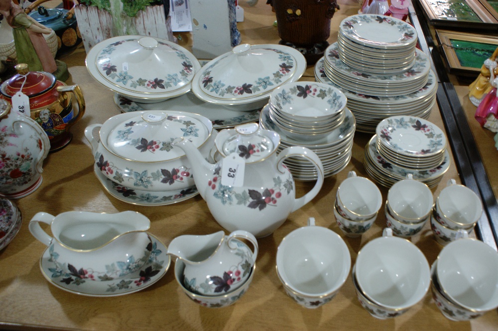 Eighty-Five Pieces Of Royal Doulton Camelot Pattern Tea And Dinner Ware