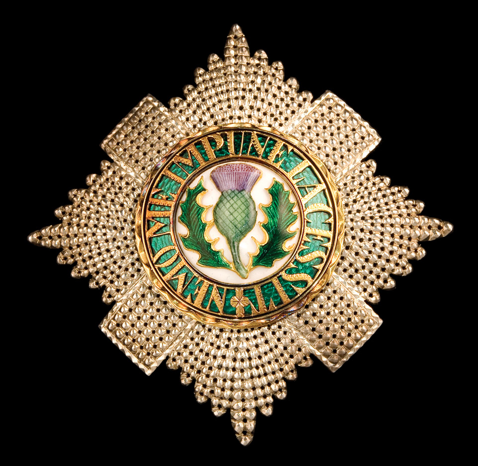 *The Most Ancient and Most Noble Order of the Thistle, breast star by Hunt and Roskell, circa