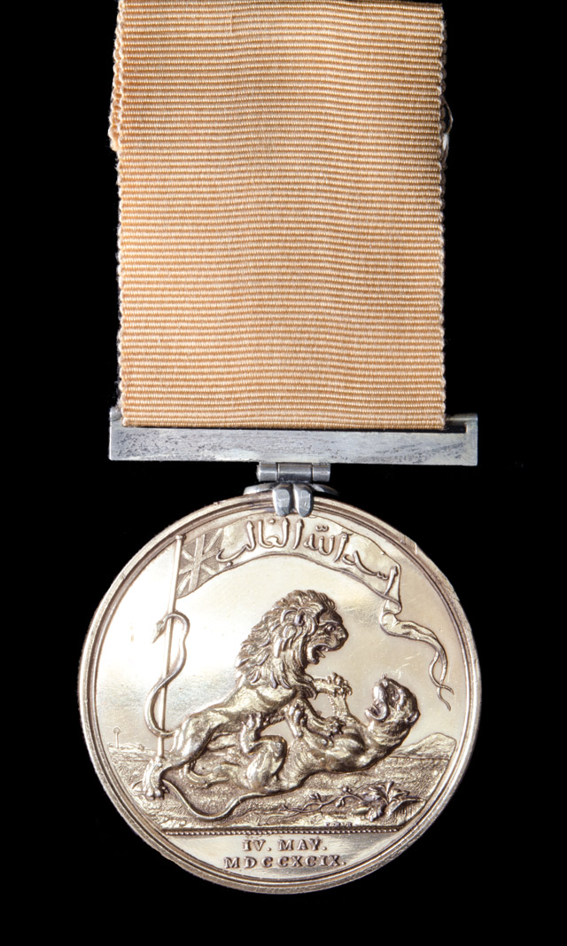 *Honourable East India Company Medal for Seringapatam 1799, in silver-gilt, Soho Mint striking, with