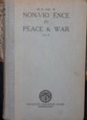 India – M K Gandhi – father of the Indian nation Non Violence in Peace & War. A very rare 1st ed