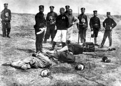 China Chinese execution 1904 important Photograph of Chinese freedom fighters (Boxers) being