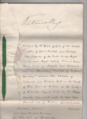 Autograph - Royalty – Queen Victoria document signed dated February 15th 1869 being a warrant issued