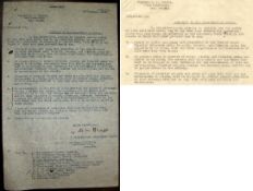 India – Gandhi Important letter to M K Gandhi Jan 1947 from G M Bhatt, praying for the safety for