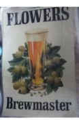 Ephemera – Poster – advertising – beer large colour poster advertising Flowers Brewmaster Bitter^