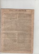 Historic Newspapers – The Examiner edition of The Examiner for July 23rd 1815 announcing the