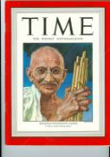 India – M K Gandhi – father of the Indian nation - Mohandas Gandhi June 30 1947 edition of Time