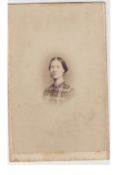 Photographs – Literature – ‘George Eliot’ [ie Mary Ann Evans] carte de visite style photograph by