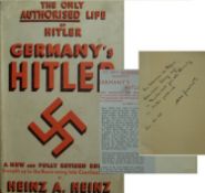 WWII – Germany`s Hitler – 2nd new & fully revised edition^ Hurst & Blackett^ London^ 1938^ 264 pp.