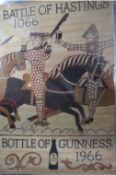 Ephemera – Poster – advertising – Guinness – Battle of Hastings celebration large colour poster