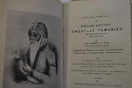 India – Rare Chronicles of Ranjit Singh’s Durbar. A fine 1974 1st edition of Umdat-Ut-Tawarikh