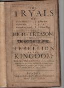 Charles II – Rye House Plot The Tryals of Thomas Walcot^ John Rous^ William Hone^ William Lord