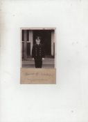 Autograph - A remarkably early signature of Edward VIII postcard photograph of the young Edward with