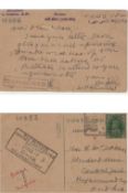 India – M K Gandhi – father of the Indian nation autograph letter signed ‘Bapu M K Gandhi’ on a