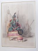 India – Purtaub Singh Son of Sher Singh lithograph by Emily Eden^ dated 1844 This is a lithograph of