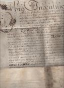 Dorset – Reign of Mary I indenture on a single leaf of vellum dated 1558^ being a property