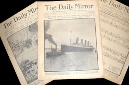 Historic Newspapers – Daily Mirror – Titanic the Daily Mirror of April 16th 1912 with the first