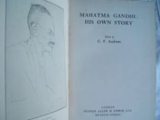 India – M K Gandhi – father of the Indian nation Rare 1st edition 1930 book “Mahatma Gandhi – his