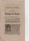 Highland Rebellion group of three printed Acts of Parliament 1746/7^ the first being an Act to