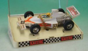 Scalextric Car: Mc Laren Yardley M23 F1 in White with number 33 Transfer French issue Ref C/121 in