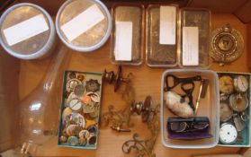 Selection of Collectables: Good mixed lot to include Pair of Brass Piano Candle, R.A.C. Shropshire
