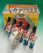 Marx Toys The Big Parade: Great large all action moving toy having 5 Soldiers one with bass drum