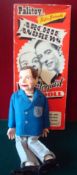 Pallitoy Archie Andrews ventriloquist doll: 1950s ventriloquist doll, hard plastic, Near Mint,