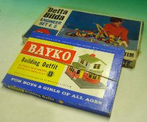 Construction Set: Bayko Building Outfit number 13 together with Airfix Betta Bilda Engineer Set E.